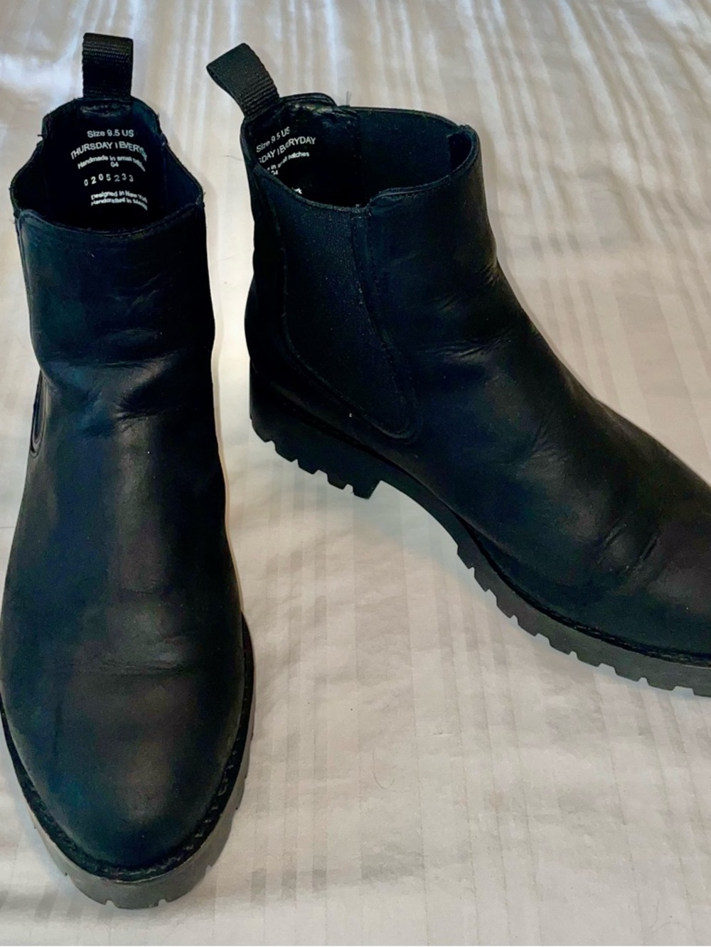 Thursday Boot Company Black Chelsea Winter Boots